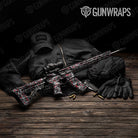 Digital Urban Red Gun Skin Vinyl Wrap