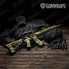 Digital Yellow Tiger Gun Skin Vinyl Wrap