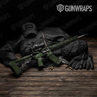 Erratic Army Dark Green Gun Skin Vinyl Wrap