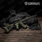 Erratic Army Green Gun Skin Vinyl Wrap