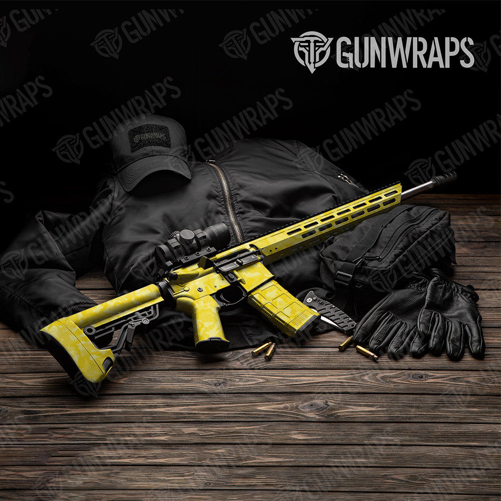 Erratic Elite Yellow Gun Skin Vinyl Wrap