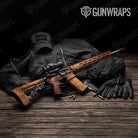 Galaxy Orange Nebula Gun Skin Vinyl Wrap