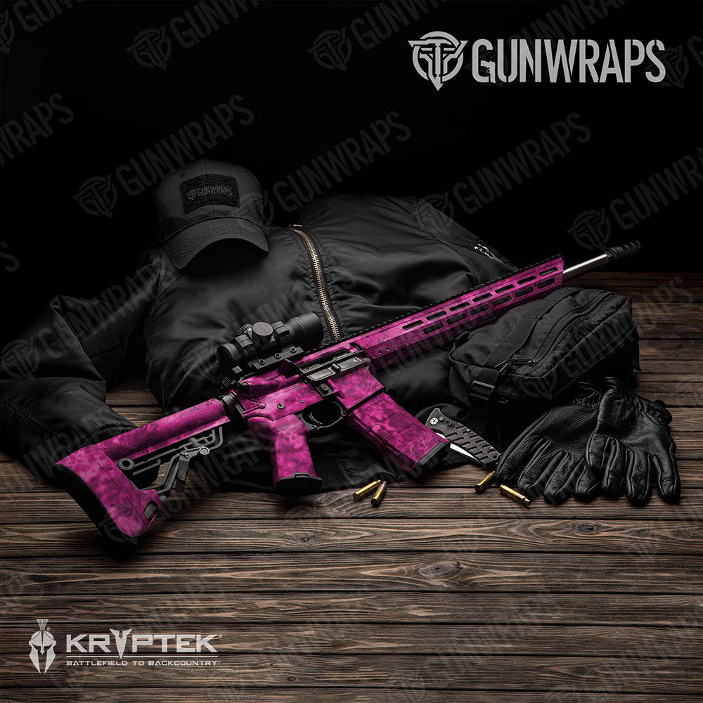 Kryptek Magenta Gun Skin Vinyl Wrap