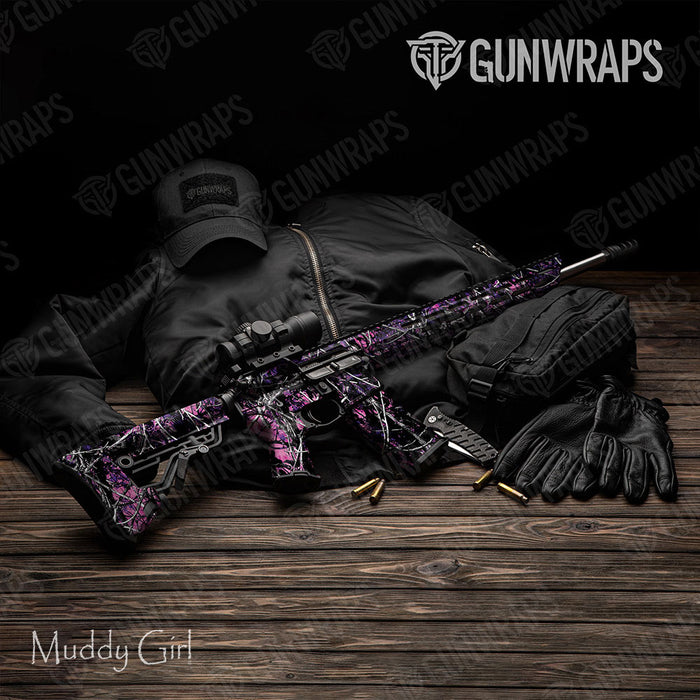 AR-15 Muddy Girl Original Gun Skin Vinyl Wrap