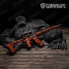 Nature Orange Forest Gun Skin Vinyl Wrap