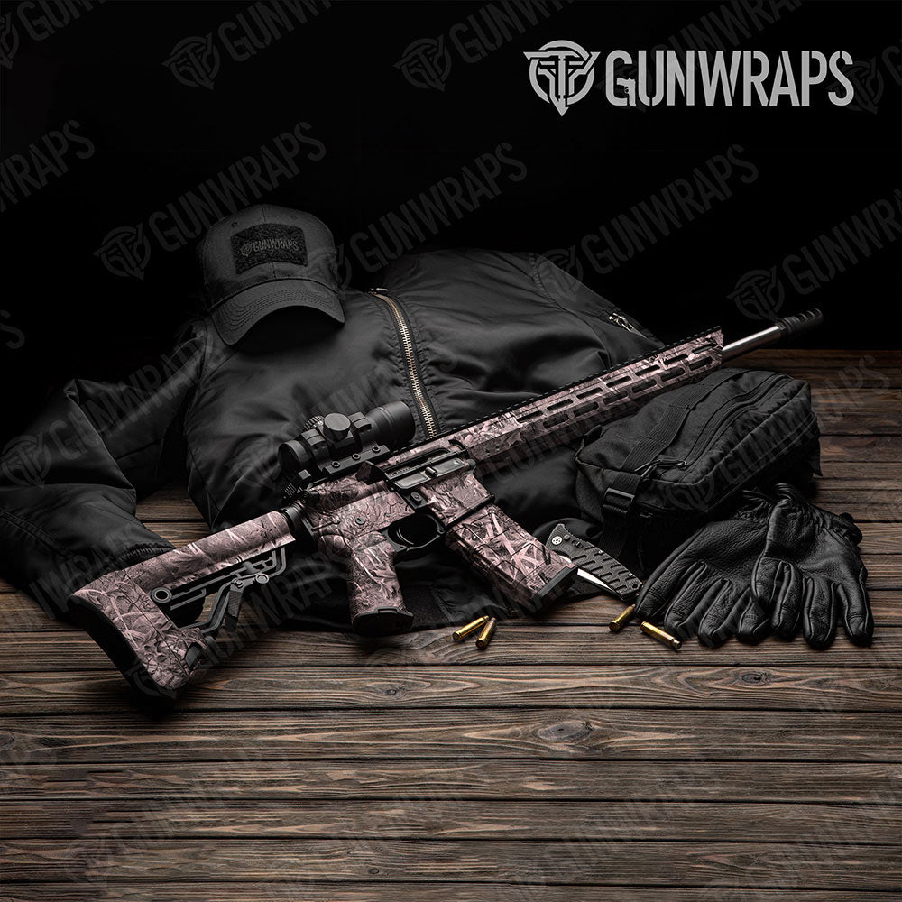 Nature Pink Grassland Gun Skin Vinyl Wrap