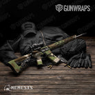 Nemesis Woodlands Wolf Gun Skin Vinyl Wrap