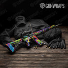 Paint Splatter Black Gun Skin Vinyl Wrap