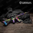 Paint Splatter Purple Gun Skin Vinyl Wrap