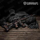 Paintball Orange Tiger Gun Skin Vinyl Wrap