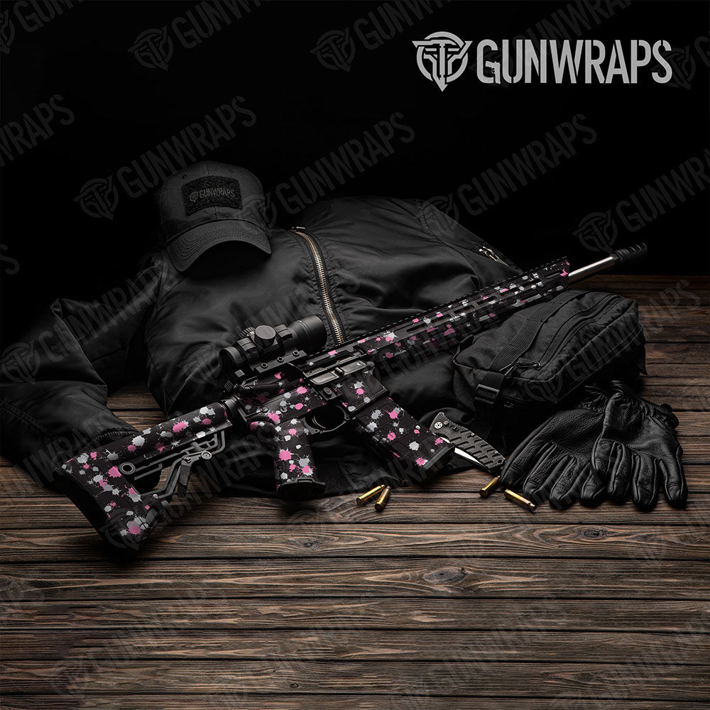 Paintball Pink Tiger Gun Skin Vinyl Wrap