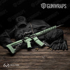 Realtree WAV3 Lime Green Gun Skin Vinyl Wrap