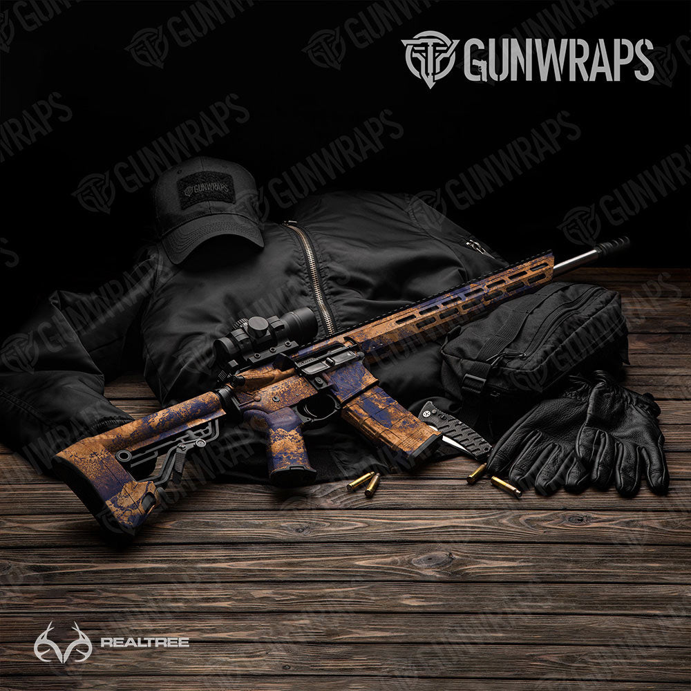 Realtree XTREME Spiced Navy Gun Skin Vinyl Wrap