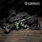 Sharp Green Tiger Gun Skin Vinyl Wrap