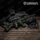 Shattered Army Dark Green Gun Skin Vinyl Wrap