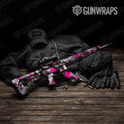 Shattered Magenta Tiger Gun Skin Vinyl Wrap