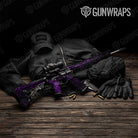 Skull Purple Gun Skin Vinyl Wrap