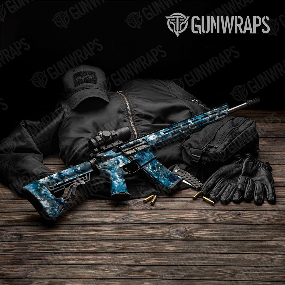 Tie Dye Acid Wash Gun Skin Vinyl Wrap