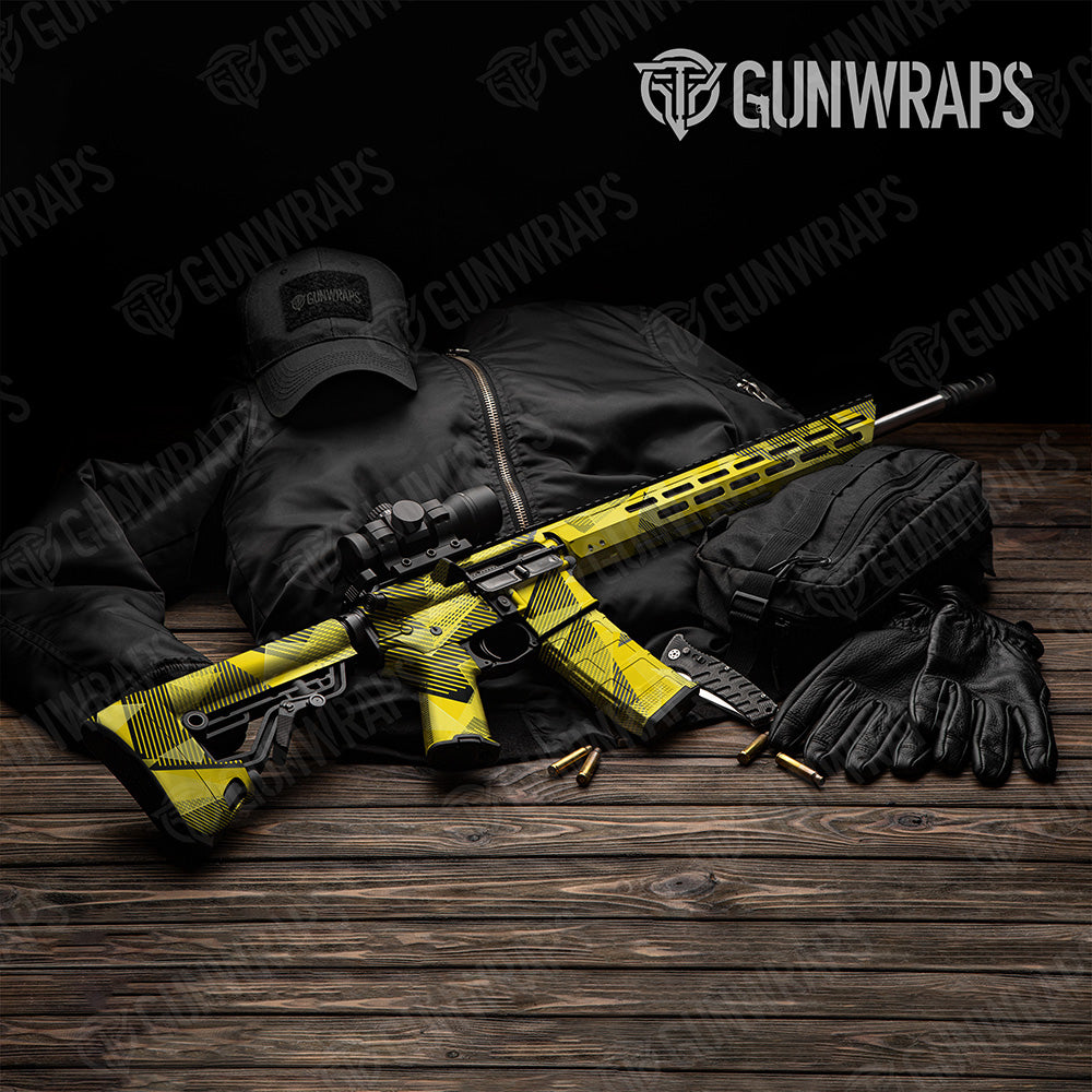 Trigon Elite Yellow Gun Skin Vinyl Wrap