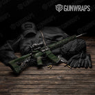 Vietnam Tiger Stripe Army Dark Green Gun Skin Vinyl Wrap