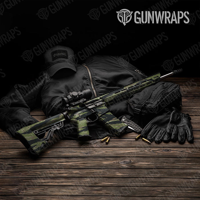AR-15 Vietnam Tiger Stripe Original Gun Skin Vinyl Wrap