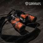 Bandana Orange And Black Gun Skin Vinyl Wrap