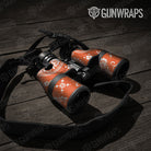 Bandana Orange And White Gun Skin Vinyl Wrap
