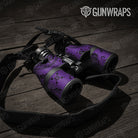 Bandana Purple And Black Gun Skin Vinyl Wrap