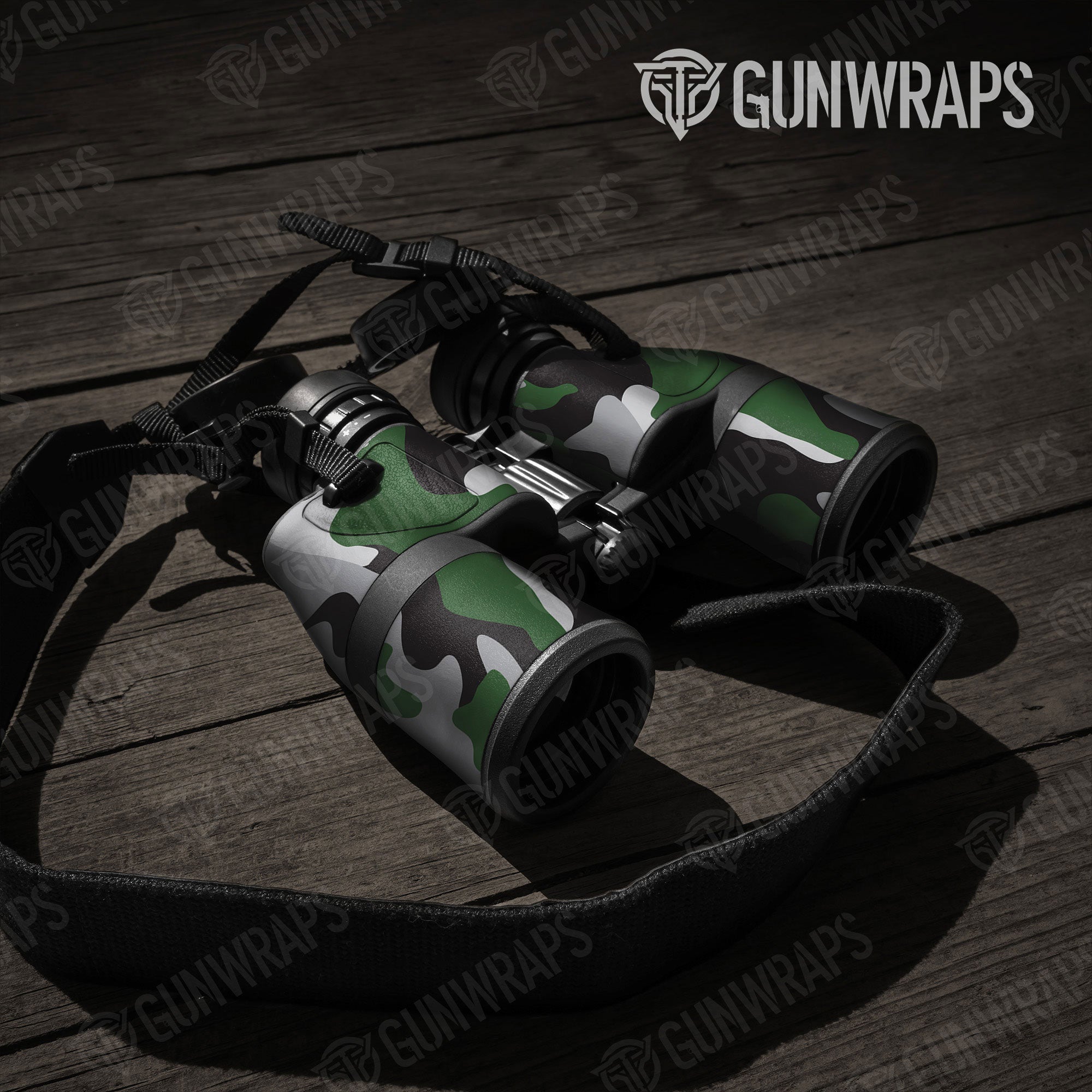 Classic Green Tiger Gun Skin Vinyl Wrap