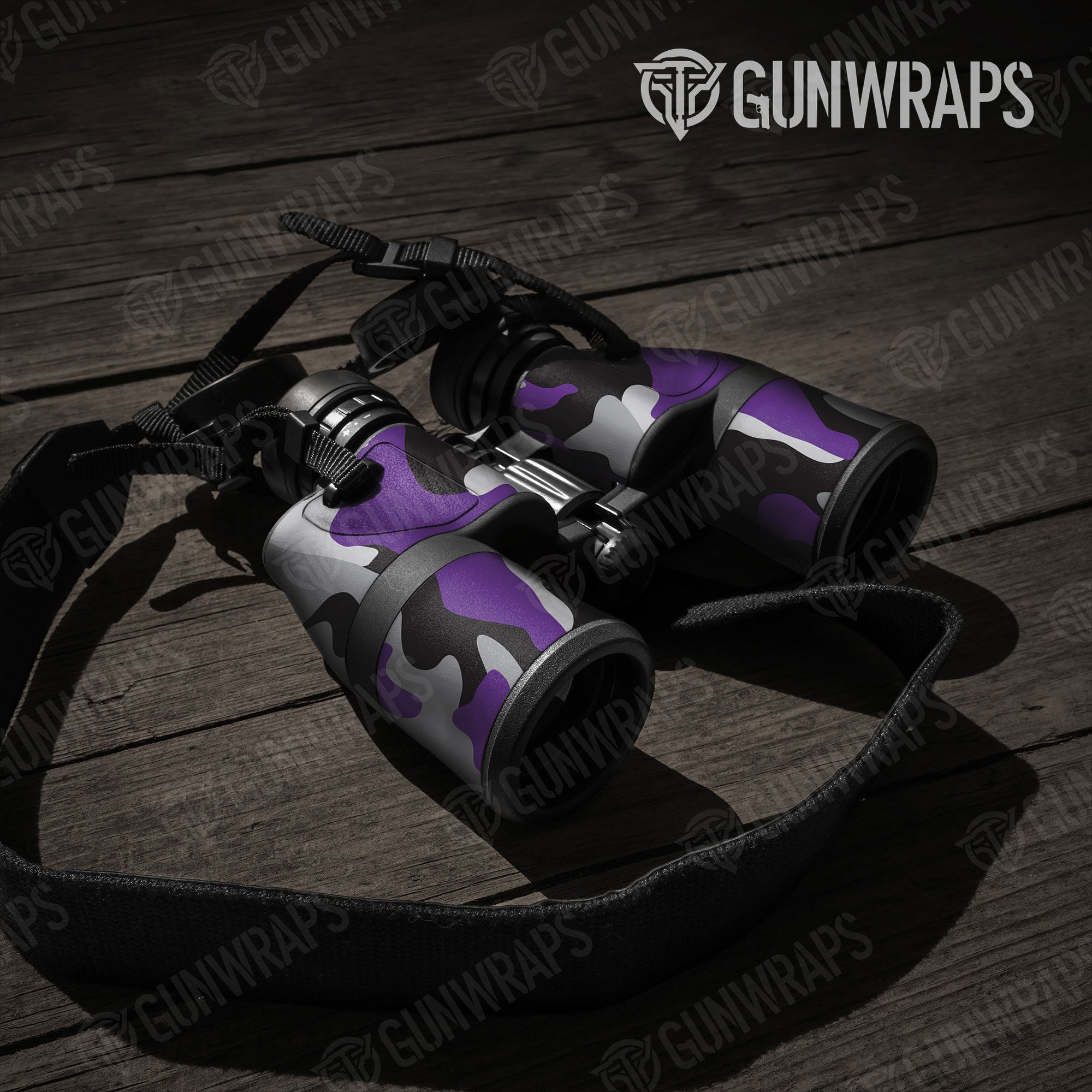 Classic Purple Tiger Gun Skin Vinyl Wrap