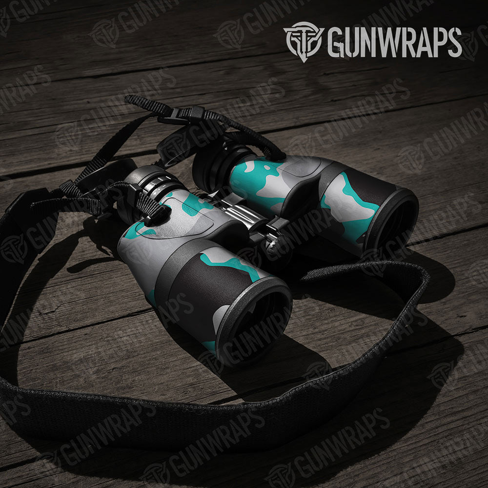 Cumulus Tiffany Blue Tiger Gun Skin Vinyl Wrap