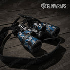 Erratic Blue Tiger Gun Skin Vinyl Wrap