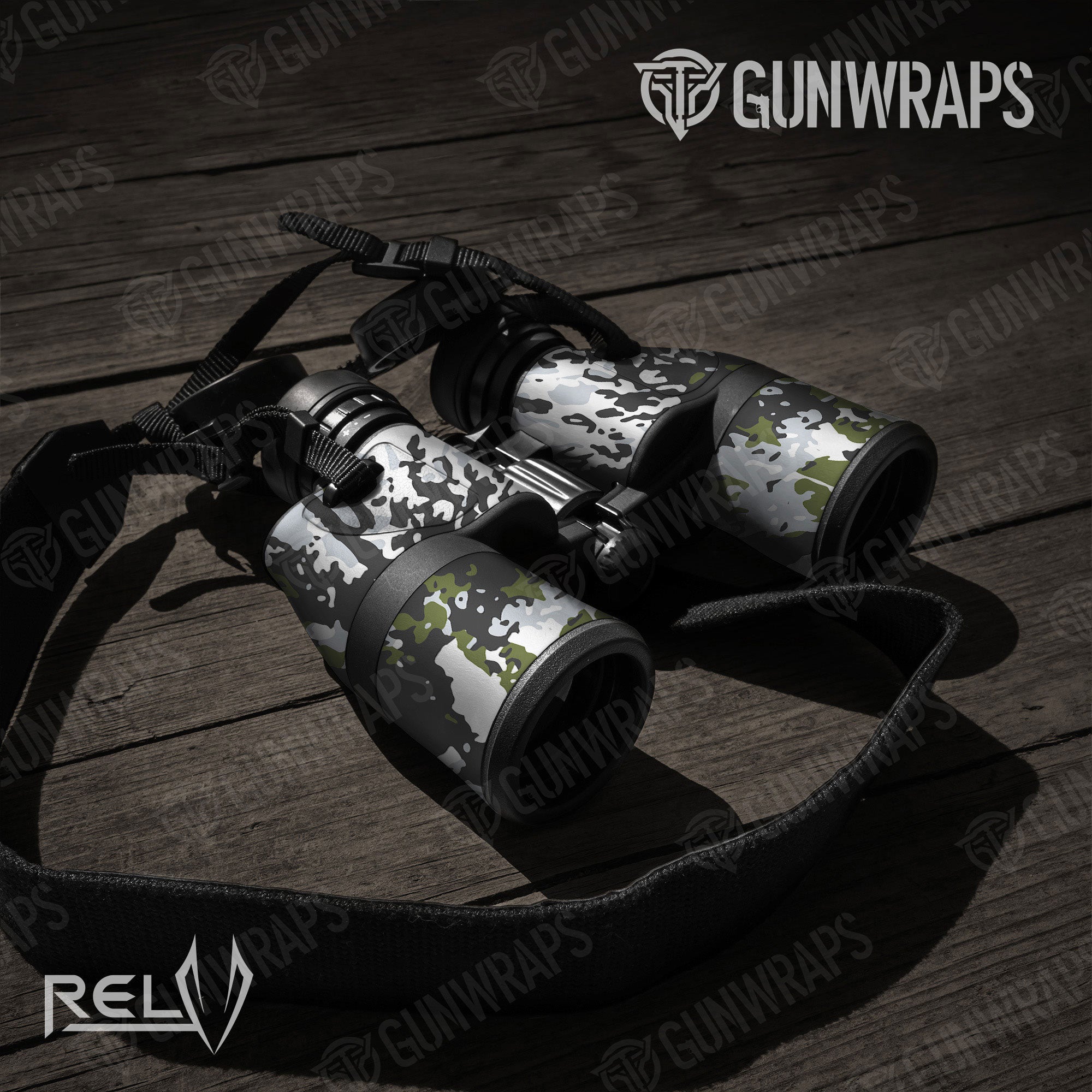 RELV Timber Wolf Gun Skin Vinyl Wrap