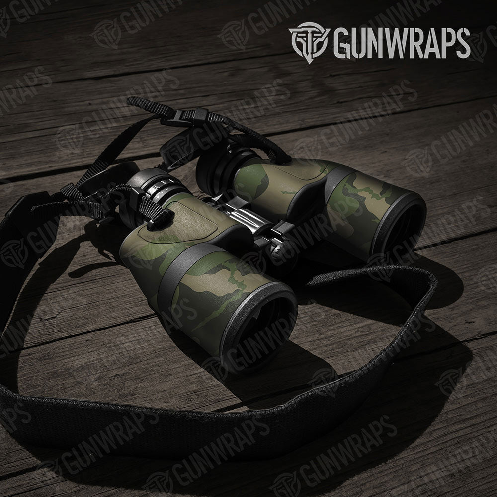 Ragged Army Green Gun Skin Vinyl Wrap