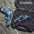 Classic Cool Blue Gun Skin Vinyl Wrap