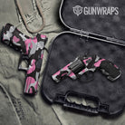 Classic Pink Tiger Gun Skin Vinyl Wrap