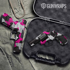 Cumulus Magenta Tiger Gun Skin Vinyl Wrap