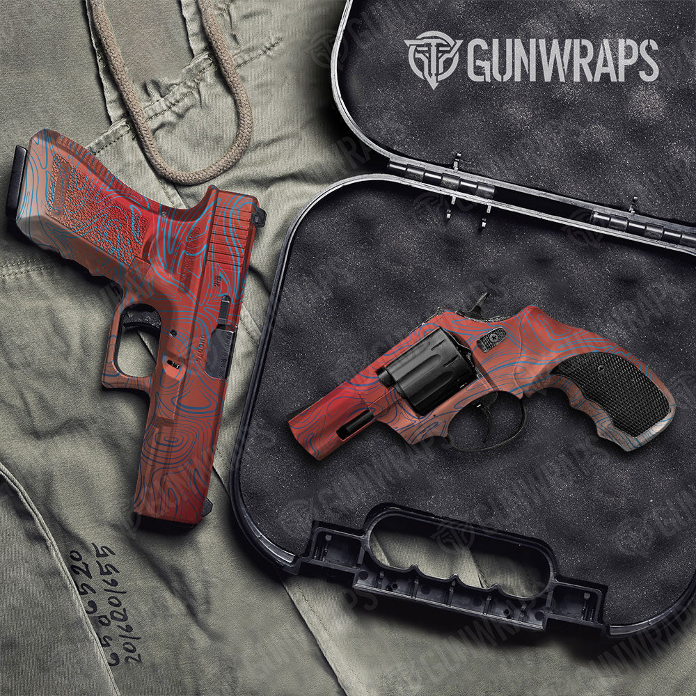 Damascus Patriot Gun Skin Vinyl Wrap