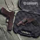 Damascus Red Gun Skin Vinyl Wrap