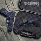 Digital Blue Midnight Gun Skin Vinyl Wrap