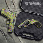 Digital Carnival Gun Skin Vinyl Wrap