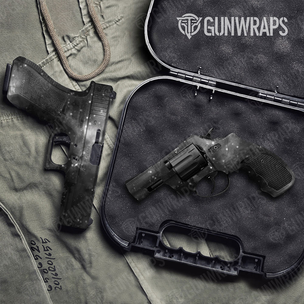 Galaxy Gray Gun Skin Vinyl Wrap