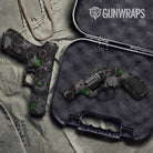 Hex DNA Green Gun Skin Vinyl Wrap