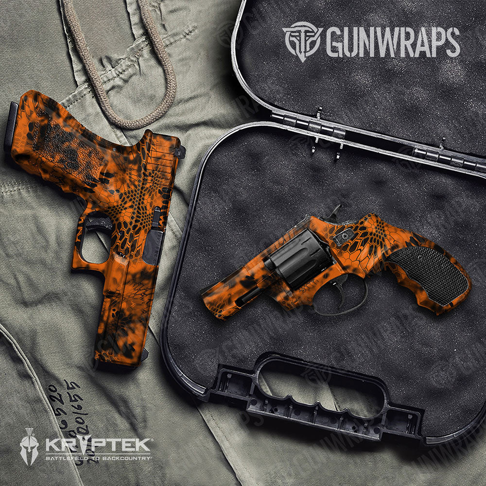 Kryptek Inferno Gun Skin Vinyl Wrap