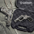 Nature Lifeless Snow Woods Buck Skull Gun Skin Vinyl Wrap