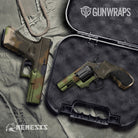 Nemesis Woodlands Wolf Gun Skin Vinyl Wrap