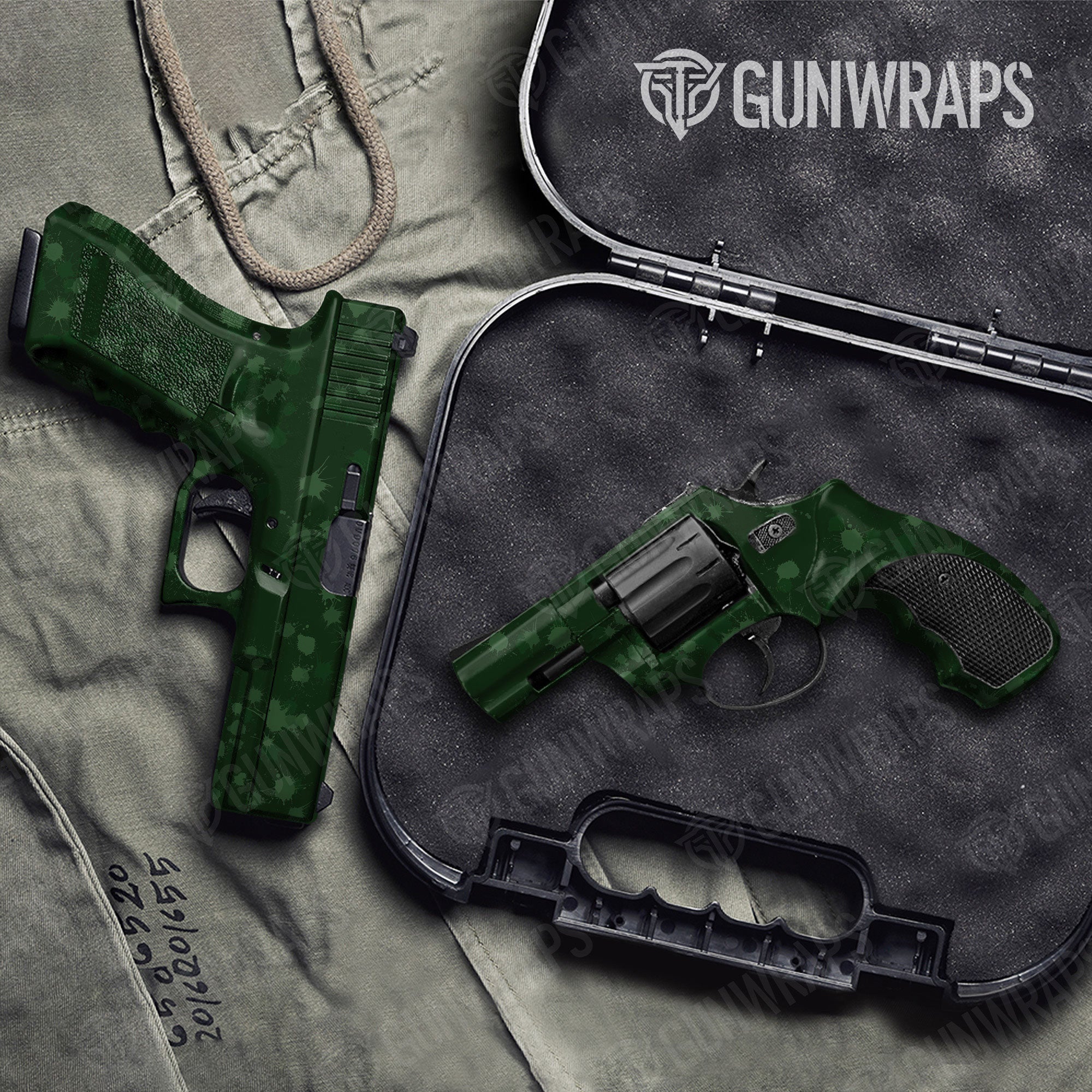 Paintball Elite Green Gun Skin Vinyl Wrap