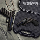 Patriotic Police Service Flag Gun Skin Vinyl Wrap