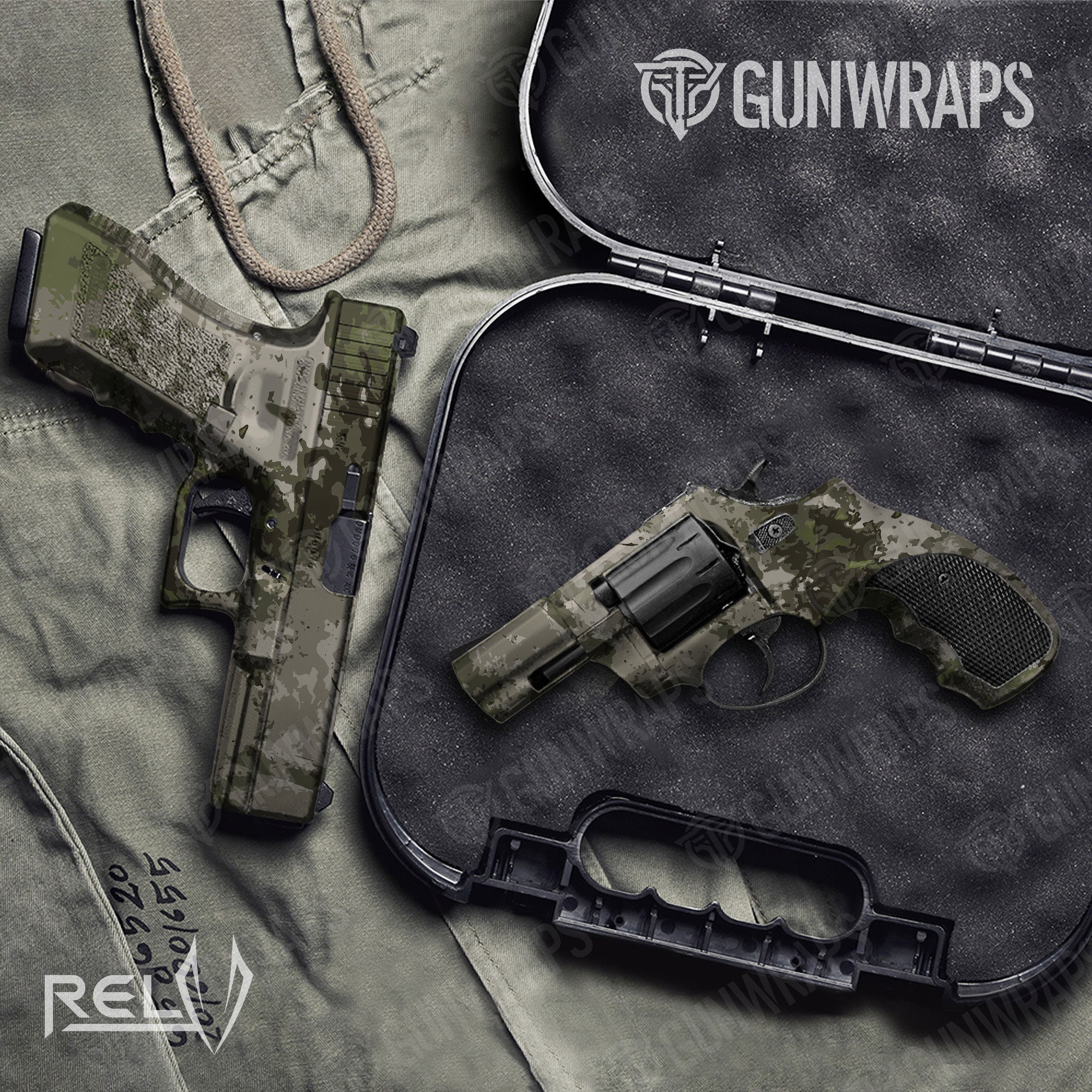 RELV Tunnel Rat Gun Skin Vinyl Wrap