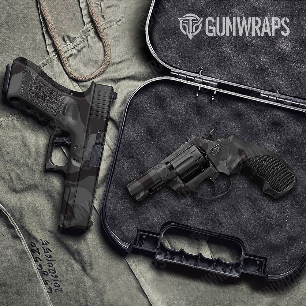 Ragged Elite Black Gun Skin Vinyl Wrap